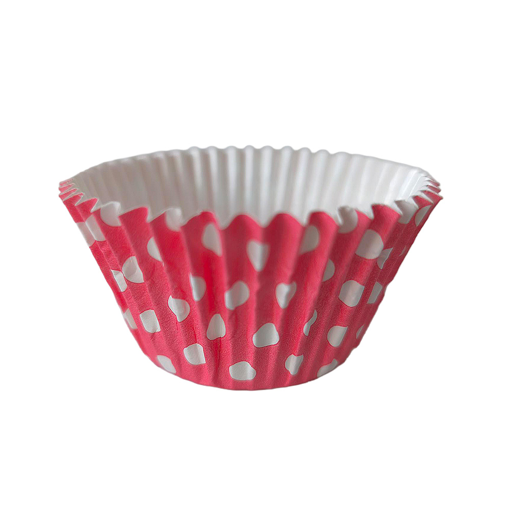 Papilotki Cupcake Polka 50/40 różowe