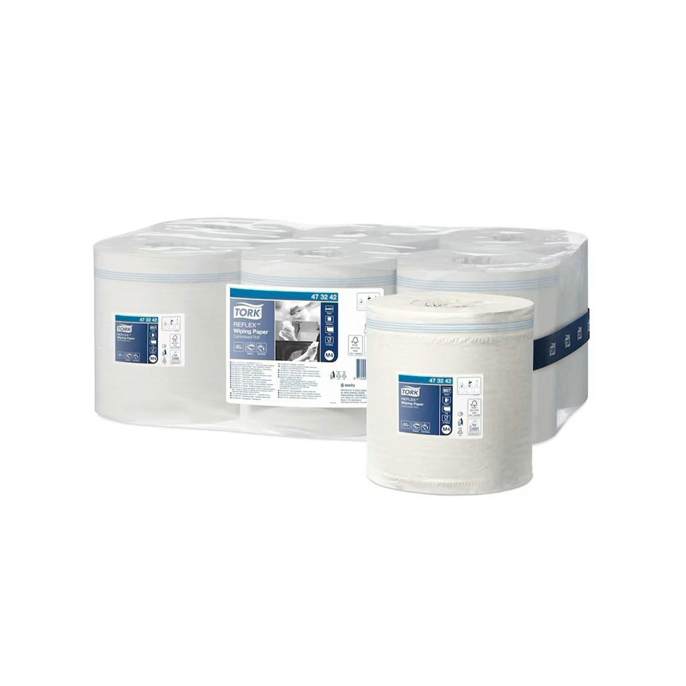 Ręcznik papierowy w roli biały 300 m Tork Reflex™ (6 rol.)