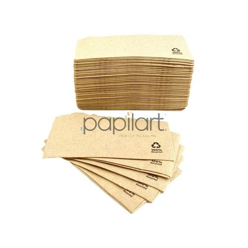 Serwetki 33x30 1W 1/8 RECYCLING KRAFT (400 szt.)