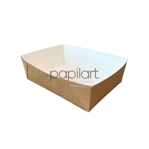 Tacka papierowa Snack Tray 20x14x6,5 cm 1600 ml 50 szt.
