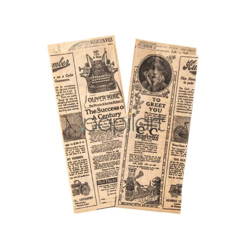 Torebka HOT-DOG GAZETA, TIMES, KRAFT 9 + 3x22 cm 500 szt.