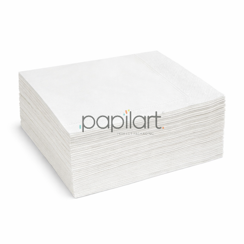 Serwetka 33x33 2w 1/4 a250 biała