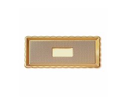 018109040 Taca złota prostokątna 15x40x1 cm  (2025)