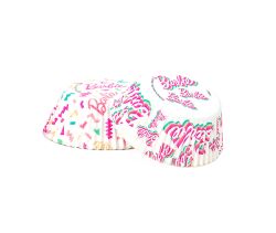 Papilotki na muffiny, babeczki, cupcake 50x32 mm Barbie 36 sztuk