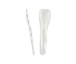 Łopatki do lodów papierowe białe BIO 9,8 cm (500 szt.)