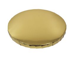 Podkład styrodurowy pod tort - okrągły, złoty