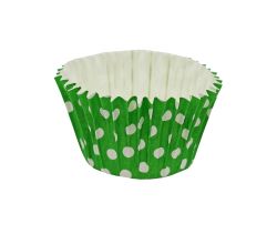 Papilotki Cupcake Polka 50/40 zielone