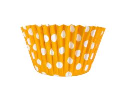 Papilotki Cupcake Polka 50/40 żółte