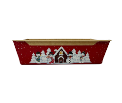 Forma 180 Zimowa Bałwanki czerwona 180x80x55mm