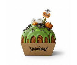 Forma do pieczenia Easy Bake 84 x 59 x h42 mm beżowa Halloween 10 szt.
