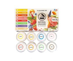 Zestaw barwników naturalnych w proszku 8 x 2,5 g Food Colours