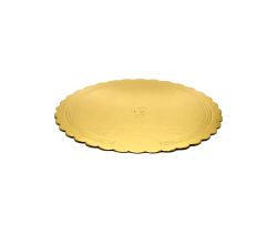Podkłady złoto/czarne karbowane 2400 gsm