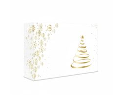 Pudełko klejone CHOINKA ZŁOTA