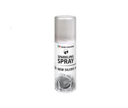 Srebrny pyłek metaliczny w sprayu 50 ml Food Colours