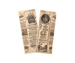 Torebka HOT-DOG GAZETA, TIMES, KRAFT 9 + 3x22 cm 500 szt.