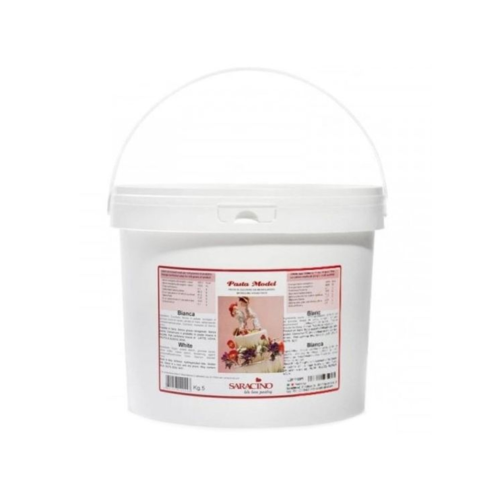 Masa cukrowa do modelowania MODEL biała 5 kg Saracino