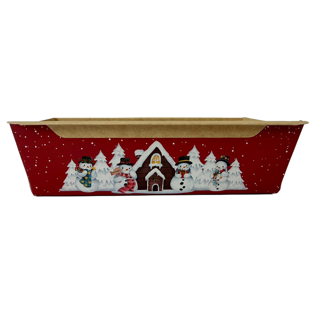 Forma 180 Zimowa Bałwanki czerwona 180x80x55mm