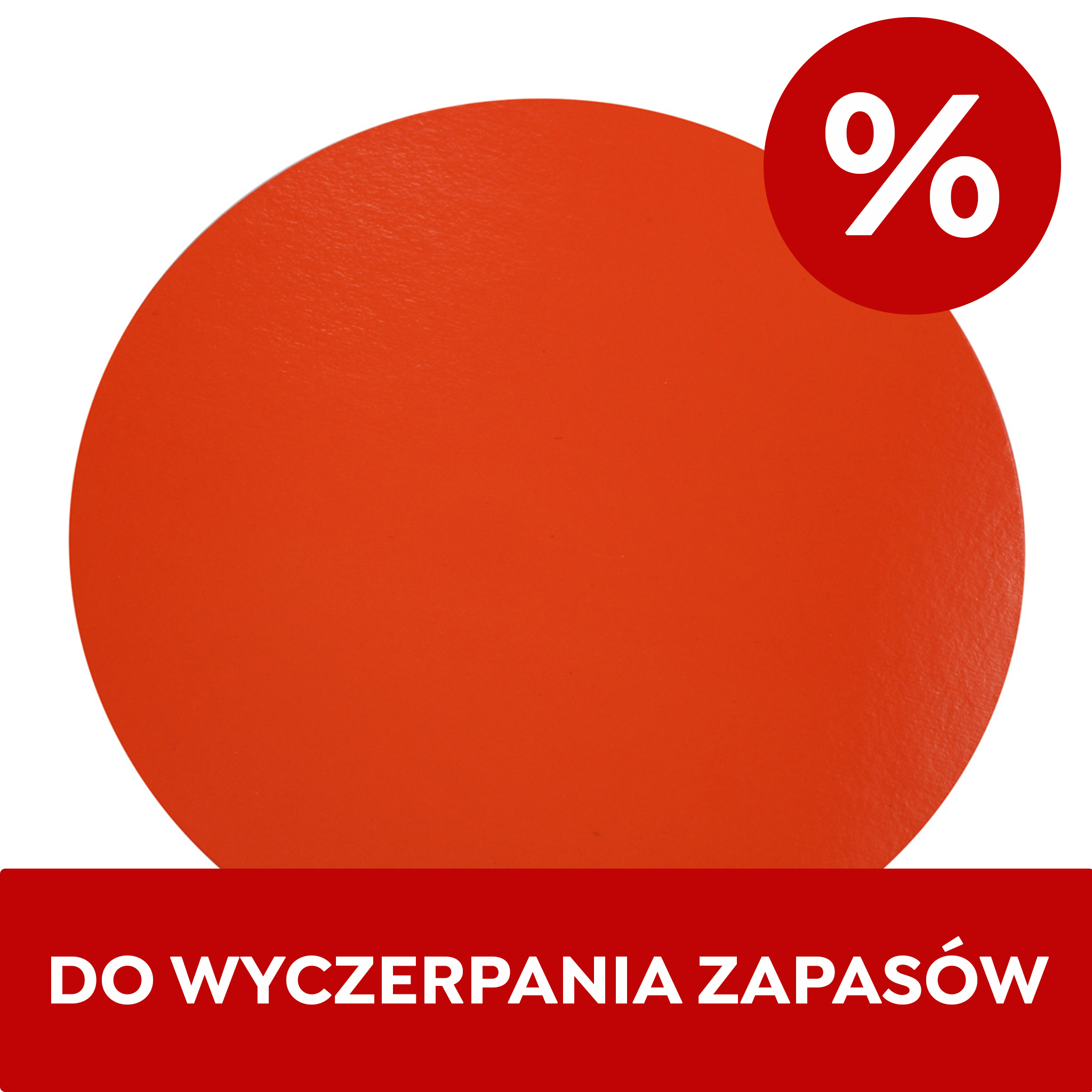 Krążki pomarańczowo/czarne 30 cm