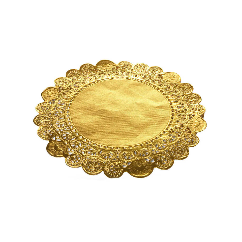 Serwetki seria złota okrągłe 25cm