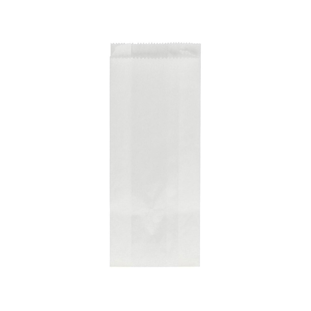 Torba bez ucha fałdowa 250x100x50 mm biała 1000 szt.