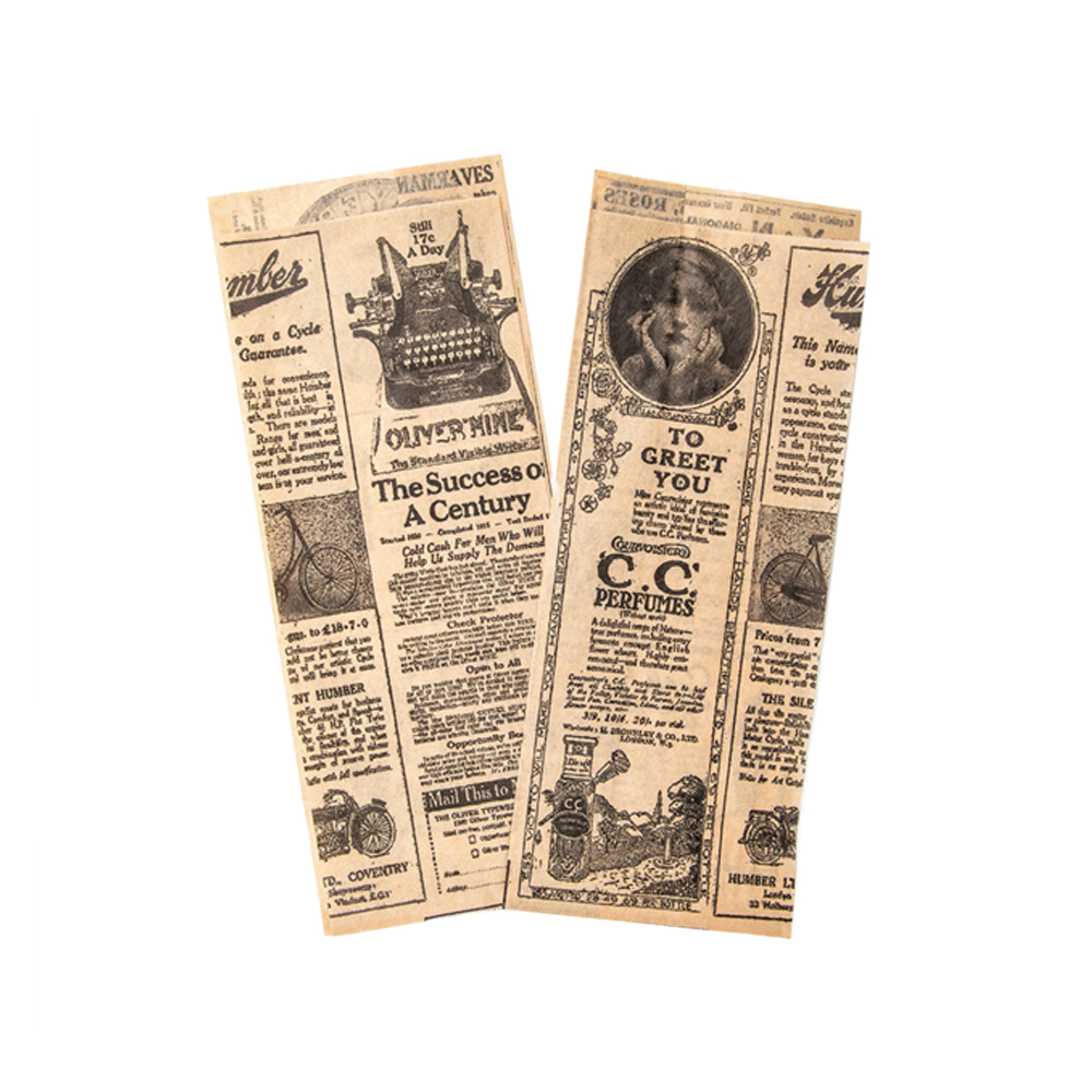 Torebka HOT-DOG GAZETA, TIMES, KRAFT 9 + 3x22 cm 500 szt.