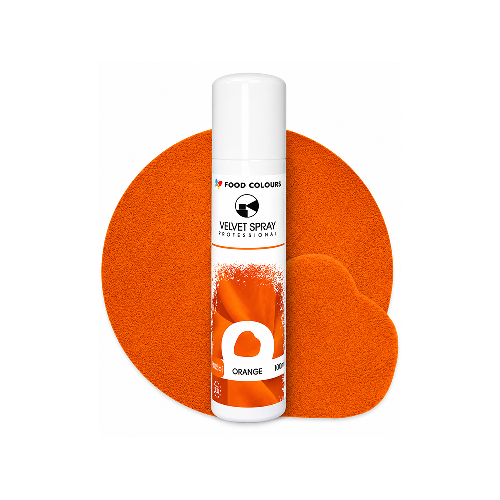 Zamsz w sprayu pomarańczowy 100 ml Food Colours