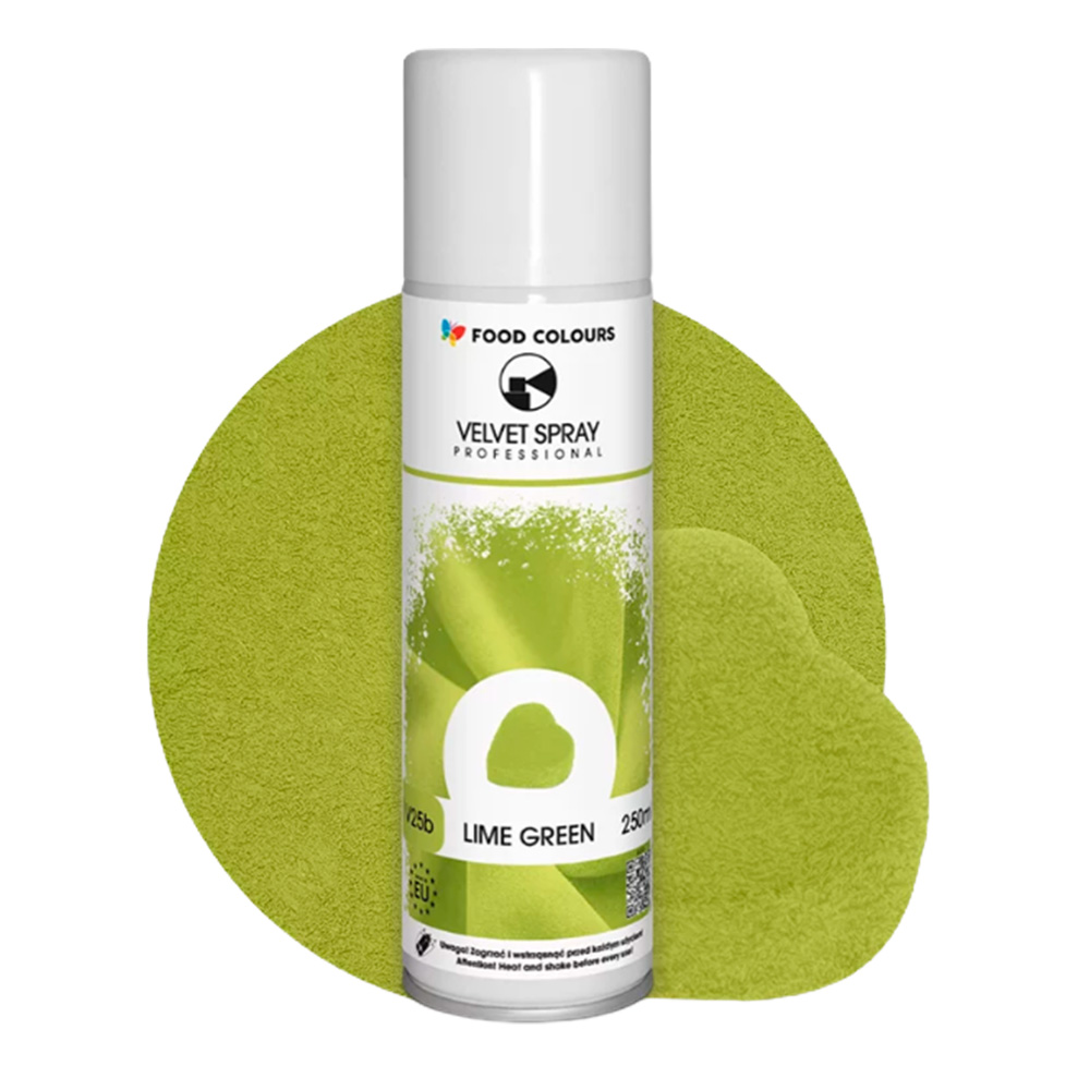 Zamsz w sprayu limonkowy 250 ml Food Colours